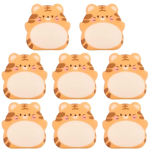 Tiger Haftnotizen, niedliche Tiere, inspirierende Notizblöcke für Büro, Schule und Geschenke, ideal für Studenten, Lehrer und kreative Projekte, 8 Stück Tiger Haftnotizen, niedliche Tiere, inspirierende Notizblöcke für Büro, Schule und Geschenke, ideal für Studenten, Lehrer und kreative Projekte, 8 Stück von Generisch
