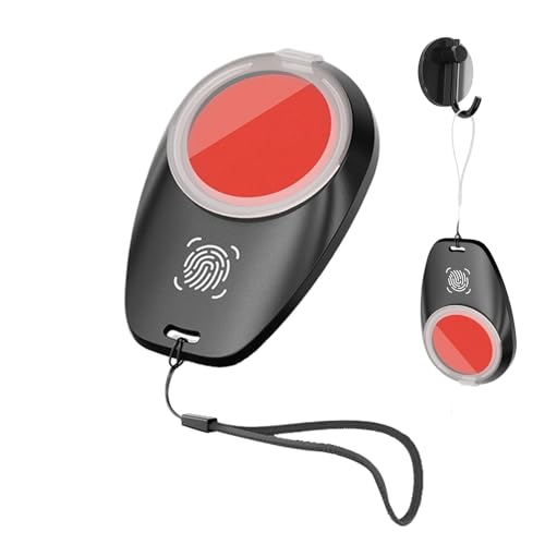Tintenstempelpolster -Thumbprint Ink Pad | Fingerabdruckkissen | 10 Fingerabdruck -Kit zur Identifikationssicherheits -ID -Fingerabdruck | Schnelltrocknen Daumenabdruck Inkabpads Lanyard | Wasserdicht von Generisch
