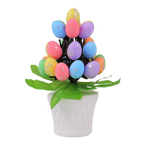 Tisch-Osterbaum – -Tischdekoration, Eierbaum-Tischornament, 17 x 7 x 7 cm | Künstlicher Baum-Mittelpunkt für Tische, dekorative Tischdekoration Tisch-Osterbaum – -Tischdekoration, Eierbaum-Tischornament, 17 x 7 x 7 cm | Künstlicher Baum-Mittelpunkt für Tische, dekorative Tischdekoration von Generisch