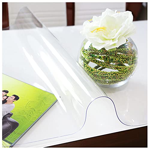 Tischabdeckung, transparente PVC-Matte für Schreibtisch, Sofa, Esstisch, langlebig, 2 mm dick, 95 x 210 cm Tischabdeckung, transparente PVC-Matte für Schreibtisch, Sofa, Esstisch, langlebig, 2 mm dick, 95 x 210 cm von Generisch