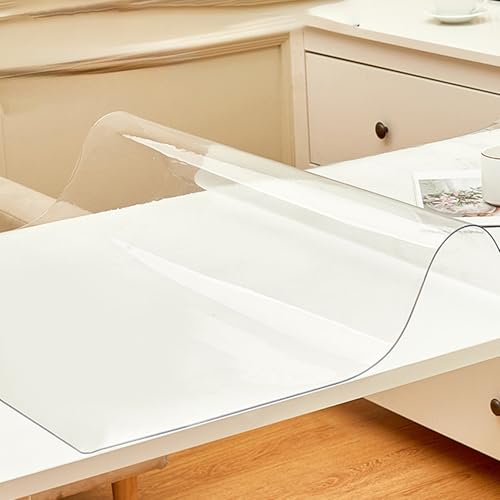 Tischabdeckung, wasserdicht, rutschfest, rechteckig, PVC-Kunststoff, Schreibtischunterlage für Couchtisch und Nachttisch, 1 mm dick, 152,4 x 101,6 cm Tischabdeckung, wasserdicht, rutschfest, rechteckig, PVC-Kunststoff, Schreibtischunterlage für Couchtisch und Nachttisch, 1 mm dick, 152,4 x 101,6 cm von Generisch
