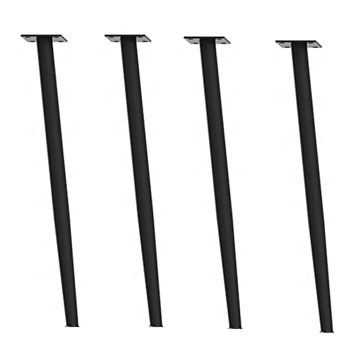 Tischbeine aus Metall, 4 Stück, Schwarz, Möbelbeine für Sofa, Schrank, Couchtisch, Esstisch, Nachttisch, 80 cm, konische vertikale Beine mit abgeschrägtem Winkel Tischbeine aus Metall, 4 Stück, Schwarz, Möbelbeine für Sofa, Schrank, Couchtisch, Esstisch, Nachttisch, 80 cm, konische vertikale Beine mit abgeschrägtem Winkel von Generisch