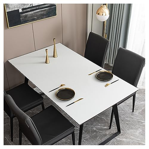 Tischdecke, wasserdicht, rechteckig, waschbar, schmutzabweisend, für Esszimmer und Außenbereich, individuelle Größe 90 x 160 cm, elegante weiße Tischdecke Tischdecke, wasserdicht, rechteckig, waschbar, schmutzabweisend, für Esszimmer und Außenbereich, individuelle Größe 90 x 160 cm, elegante weiße Tischdecke von Generisch