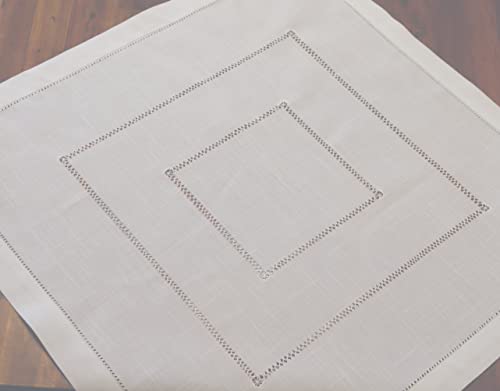 Tischdecke 85x85 mit handgemachter Hohlsaum (85x85) von Generisch
