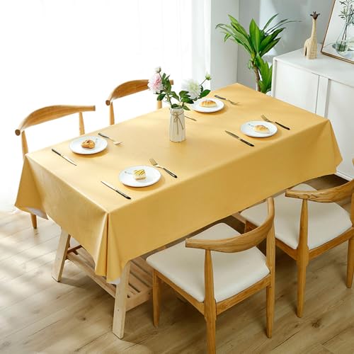Tischdecke Wasserdicht 140x140 cm Abwaschbar PVC Rechteckig Wachstuch - Leicht zu reinigende strapazierfähige Abdeckung für Esszimmer oder Garten - Stilvoller & Praktischer Tischschutz Tischdecke Wasserdicht 140x140 cm Abwaschbar PVC Rechteckig Wachstuch - Leicht zu reinigende strapazierfähige Abdeckung für Esszimmer oder Garten - Stilvoller & Praktischer Tischschutz von Generisch