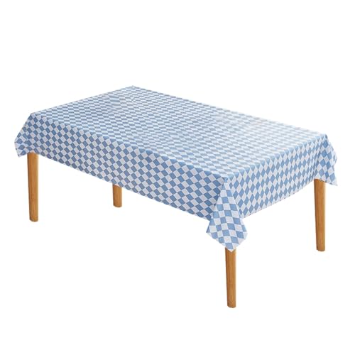 Tischdecke140x200CM,Wachstuchtischdecke Outdoor Tischdecke Wetterfest Abwaschbar PVC Wasserdicht Tischdecken Gartentischdecke eckig Wachstuch für Garten,Aussen,Esstisch,Party von Generisch