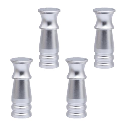Tischfüße aus Metall, 4 Möbelbeine, runde Bettbeine, Aluminiumlegierung, eloxierte Oberfläche, verstellbare Höhe 8–15 cm, geeignet für Sideboard und Schrank Tischfüße aus Metall, 4 Möbelbeine, runde Bettbeine, Aluminiumlegierung, eloxierte Oberfläche, verstellbare Höhe 8–15 cm, geeignet für Sideboard und Schrank von Generisch