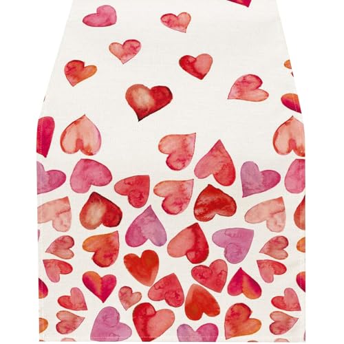 Tischläufer zum Valentinstag 230 cm lang Tischläufer mit Herz rustikale Bauernhaus Tischdekoration für Esszimmer Jahrestag Geschenk Geschenke Valentinstag für Ihn Valentines Day Gift Tischläufer zum Valentinstag 230 cm lang Tischläufer mit Herz rustikale Bauernhaus Tischdekoration für Esszimmer Jahrestag Geschenk Geschenke Valentinstag für Ihn Valentines Day Gift von Generisch
