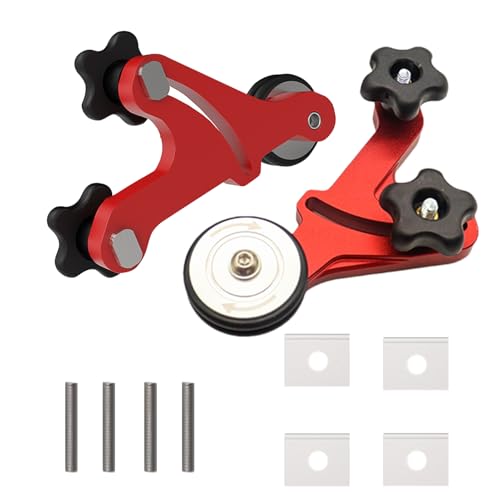 Tischsäge Holzfuttermittel | 1 Paar Aluminiumlegierung Unidirektional Roller Tool Multifunktionssägenzubehör Accessoire | Lagernpressradbefestigung für Holzbearbeitung Einweg-Futteranleitung Schn Tischsäge Holzfuttermittel | 1 Paar Aluminiumlegierung Unidirektional Roller Tool Multifunktionssägenzubehör Accessoire | Lagernpressradbefestigung für Holzbearbeitung Einweg-Futteranleitung Schn von Generisch