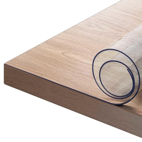 Tischschutz, kristallklare PVC-Abdeckung, langlebig, 2 mm dick, zum Schutz von Möbeln Tischschutz, kristallklare PVC-Abdeckung, langlebig, 2 mm dick, zum Schutz von Möbeln von Generisch