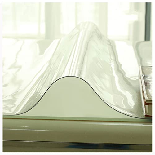 Tischschutz, transparente PVC-Abdeckung, wasserdicht, langlebig, leicht zu reinigen, Oberflächenschutz für Esszimmer oder Couchtisch Tischschutz, transparente PVC-Abdeckung, wasserdicht, langlebig, leicht zu reinigen, Oberflächenschutz für Esszimmer oder Couchtisch von Generisch