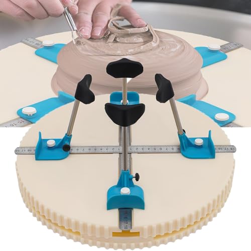 Töpferei Drehteller Klemme für Keramik, verbesserte Stabilität und einfache Reparatur, verstellbare Höhe Unterstützung für Töpfer, Künstler, Anfänger und Hobbyisten Töpferei Drehteller Klemme für Keramik, verbesserte Stabilität und einfache Reparatur, verstellbare Höhe Unterstützung für Töpfer, Künstler, Anfänger und Hobbyisten von Generisch