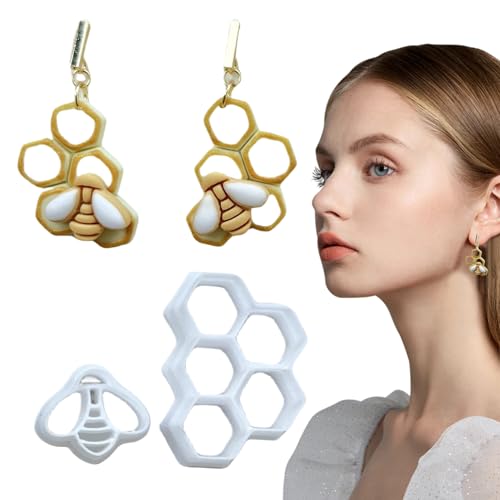 -Ton-Ausstecher, dreidimensionale Modellierform, Stempel-Tonkunst, dreidimensionaler -Design, Formschneider, Pressform, Ohrringe, Schmuck, Bastelwerkzeug, Fondant, Keksteig -Ton-Ausstecher, dreidimensionale Modellierform, Stempel-Tonkunst, dreidimensionaler -Design, Formschneider, Pressform, Ohrringe, Schmuck, Bastelwerkzeug, Fondant, Keksteig von Generisch