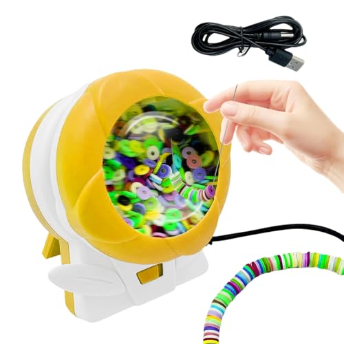 Ton Perlen Spinner,Automatischer Elektrischer Armbandhersteller - Geschenkideen Für Familie Erwachsene Jugendliche Kinder Ton Perlen Spinner,Automatischer Elektrischer Armbandhersteller - Geschenkideen Für Familie Erwachsene Jugendliche Kinder von Generisch