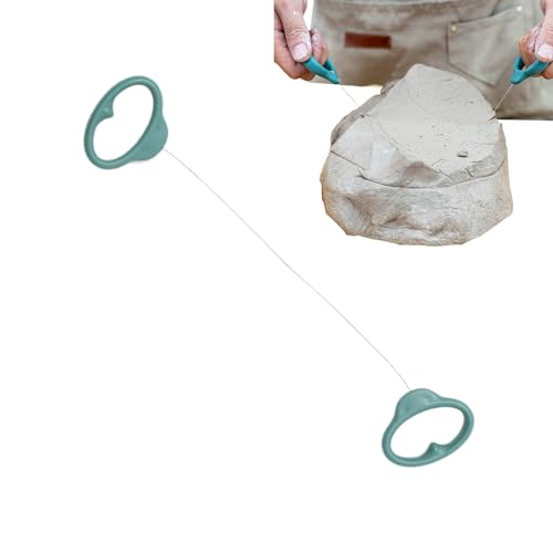 Ton Schneidedraht,Ton Drahtschneider Aus Stahl Für Keramik - Modellierwerkzeug Zum Trimmen Für Kunsthandwerk Skulptur Knetton Töpfer Käse Projekte Ton Schneidedraht,Ton Drahtschneider Aus Stahl Für Keramik - Modellierwerkzeug Zum Trimmen Für Kunsthandwerk Skulptur Knetton Töpfer Käse Projekte von Generisch