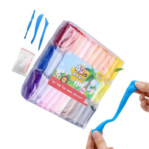 Ton-Set für Kinder, Modelliermasse für Mädchen, Bastelton für Kinder, zur Herstellung von Figuren, Dekorationen und pädagogischen Modellen Ton-Set für Kinder, Modelliermasse für Mädchen, Bastelton für Kinder, zur Herstellung von Figuren, Dekorationen und pädagogischen Modellen von Generisch
