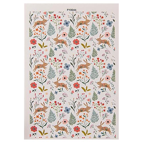Tontransferblätter, Tontransferpapier,Blumenlehmblätter - Wasserlösliches Transferpapier rustikale farbenfrohe Blumenabziehbilder handgefertigt für Ohrringe Handwerk Keramik Schmuck Tontransferblätter, Tontransferpapier,Blumenlehmblätter - Wasserlösliches Transferpapier rustikale farbenfrohe Blumenabziehbilder handgefertigt für Ohrringe Handwerk Keramik Schmuck von Generisch