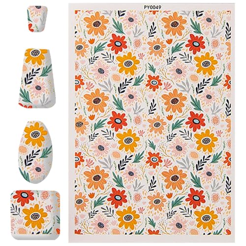 Tontransferblätter, Tontransferpapier | Blumenstöpferabziehbilder - Wasserlösliches Transferpapier rustikale farbenfrohe Blumenabziehbilder handgefertigt für Ohrringe Handwerk Keramik Schmuck von Generisch