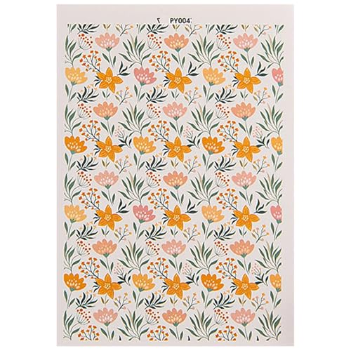 Tontransferblätter, Tontransferpapier | Blumentonabziehbilder | Wasserlösliches Transferpapier rustikale farbenfrohe Blumenabziehbilder handgefertigt für Ohrringe Handwerk Keramik Schmuck Tontransferblätter, Tontransferpapier | Blumentonabziehbilder | Wasserlösliches Transferpapier rustikale farbenfrohe Blumenabziehbilder handgefertigt für Ohrringe Handwerk Keramik Schmuck von Generisch