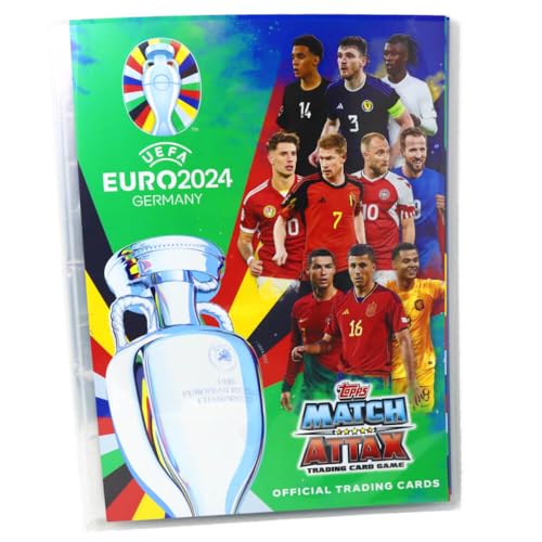 Topps UEFA Euro 2024 Germany Match Attax Karten - EM Sammelkarten - 1 Sammelmappe von Match Attax