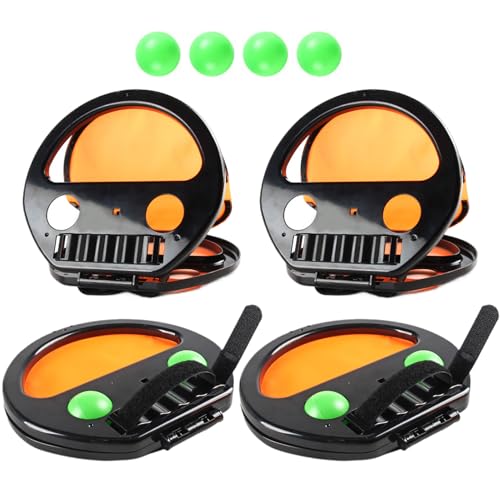 Toss and Catch Ball Set - Paddle Game, Hand Grip Disc Toy | Interaktives Spiel Kit im Freien, weiche -Fangsportgeräte, lustige Hinterhofgartenaktivität, Travel Beach Playground Geschenk Toss and Catch Ball Set - Paddle Game, Hand Grip Disc Toy | Interaktives Spiel Kit im Freien, weiche -Fangsportgeräte, lustige Hinterhofgartenaktivität, Travel Beach Playground Geschenk von Generisch