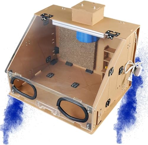 Tragbare Airbrush-Sprühkabine mit LED-Lichtern, Abluftschlauch und verstellbarer Heizung für Modellmalerei-Enthusiasten Tragbare Airbrush-Sprühkabine mit LED-Lichtern, Abluftschlauch und verstellbarer Heizung für Modellmalerei-Enthusiasten von Generisch