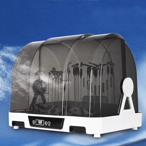 Tragbare Airbrush-Sprühkabine mit Staubschutz, schnell trocknend, einstellbare Zeit und Temperatur für Modelle, Kunst und Handwerk von Generisch