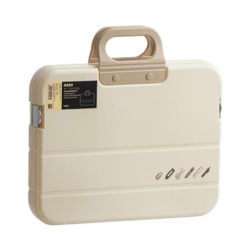 Tragbare Dokumententasche – A4 wasserdichter Dokumenten-Organizer, Aktenaufbewahrungsbox, sichere tragbare Tragetasche, staubdichte Datei-Tragetasche, Datei-Tragetasche, Aktenaufbewahrungskoffer mit von Generisch
