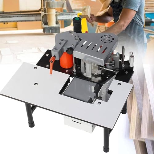Tragbare Kantenanleimmaschine für Holzbearbeitung, gerade und gebogene doppelseitige Klebstoffbeschichtung, schnelles Aufheizen in 5-10 Minuten, ideal für Heimwerker und professionellen Einsatz Tragbare Kantenanleimmaschine für Holzbearbeitung, gerade und gebogene doppelseitige Klebstoffbeschichtung, schnelles Aufheizen in 5-10 Minuten, ideal für Heimwerker und professionellen Einsatz von Generisch