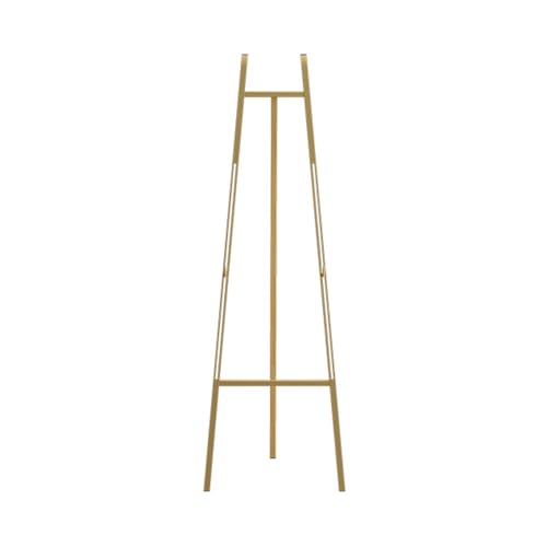 Tragbare Stativ-Staffelei, Ständer, 141 cm, stabile Metallboden-Künstler-Staffelei für Hochzeitsschilder und Willkommensschilder, Zeichenbrett, Ständer in Schwarz/Weiß/Gold, verstellbare Höhe und Tragbare Stativ-Staffelei, Ständer, 141 cm, stabile Metallboden-Künstler-Staffelei für Hochzeitsschilder und Willkommensschilder, Zeichenbrett, Ständer in Schwarz/Weiß/Gold, verstellbare Höhe und von Generisch