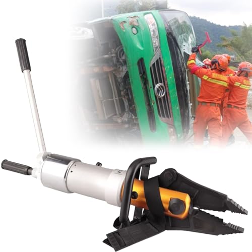 Tragbare hydraulische Spreizzange mit Cutter, Hochleistungs-Schere 18T und 5,5T Spreizkraft für professionelle Rettungs- und Bauaufgaben von Generisch