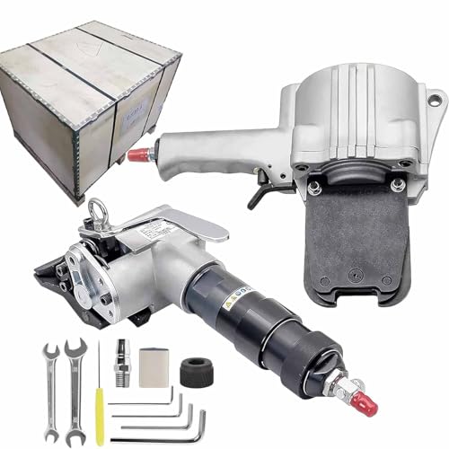 Tragbare pneumatische Verpackungsmaschine – 3-in-1-Stahlbandwerkzeug zur Sicherung von Bewehrungsstäben, Rohren und Ladung mit 19 mm/25 mm/32 mm breiten Stahlstreifen Tragbare pneumatische Verpackungsmaschine – 3-in-1-Stahlbandwerkzeug zur Sicherung von Bewehrungsstäben, Rohren und Ladung mit 19 mm/25 mm/32 mm breiten Stahlstreifen von Generisch