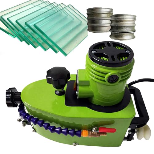 Tragbarer Glaskantenstecher mit 8 Diamantscheiben, elektrischer Glasschleifer für gerade runde Schrägkantenpolieren, ideal für Plexiglas-Acrylmarmor Tragbarer Glaskantenstecher mit 8 Diamantscheiben, elektrischer Glasschleifer für gerade runde Schrägkantenpolieren, ideal für Plexiglas-Acrylmarmor von Generisch