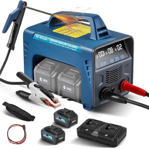 Tragbarer Stabschweißgerät mit eingebautem Akku, LED-Arbeitsleuchte, USB-Port, Hot-Start-IGBT-Wechselrichter für Heimwerkerbau im Freien und MMA ARC Schweißen Tragbarer Stabschweißgerät mit eingebautem Akku, LED-Arbeitsleuchte, USB-Port, Hot-Start-IGBT-Wechselrichter für Heimwerkerbau im Freien und MMA ARC Schweißen von Generisch