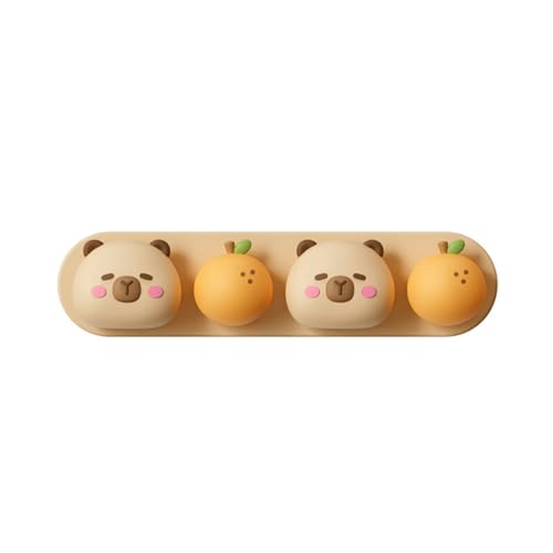 Tragbares Capybara-Kabel Organizer Lochs chutz freie Silikon-Datenkabel Fest kabel Winder Cartoon-Ladekabel Speicher Tragbares Capybara-Kabel Organizer Lochs chutz freie Silikon-Datenkabel Fest kabel Winder Cartoon-Ladekabel Speicher von Generisch
