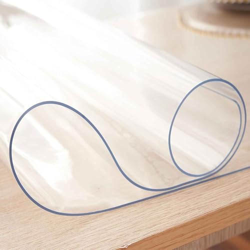 Transparente Bodenläufer-Schutzmatte für Hartholzböden, robuste, rutschfeste Oberfläche für Büro, Kommode und Schreibtischschutz Transparente Bodenläufer-Schutzmatte für Hartholzböden, robuste, rutschfeste Oberfläche für Büro, Kommode und Schreibtischschutz von Generisch