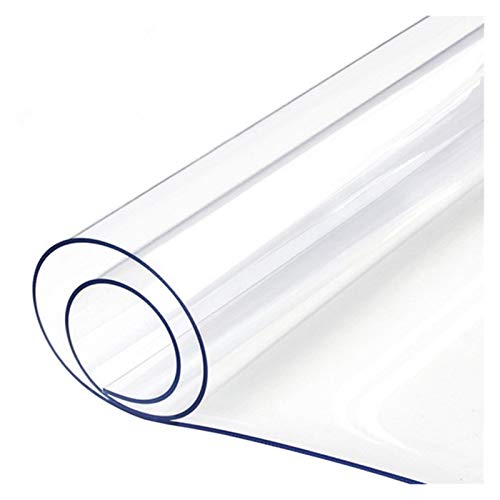 Transparente Bürostuhlmatte, nicht wellend, geruchloser Bodenschutz für harte Oberflächen, mehrere Größen (3,0 mm, 140 x 140 cm), langlebiger Möbelschutz von Generisch