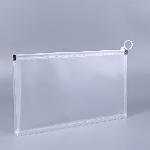 Transparente Dokumententasche, PVC-Dokumententaschen, B5, A4, A5, A6, Reißverschluss, Dokumentenmappen, Bindertaschen, für Büro, Schule (B5) von Generisch