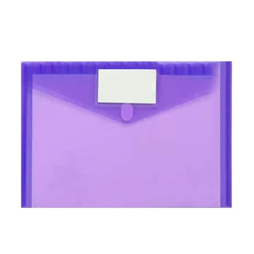Transparente Dokumententaschen, A4-Größe, wasserdicht, transparent, Design für Dokumente, Rechnungen, Bürobedarf, Ordner von Generisch