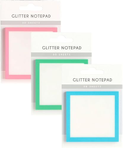 Transparente Haftnotizen mit Glitzer, klare Notizen in Pastelltönen, niedliche selbstklebende Notizblöcke, durchsichtige Notizen, kleine To-Do-Listen, Bürobedarf Transparente Haftnotizen mit Glitzer, klare Notizen in Pastelltönen, niedliche selbstklebende Notizblöcke, durchsichtige Notizen, kleine To-Do-Listen, Bürobedarf von Generisch