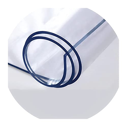 Transparente Kunststoff-Tischdecke – wasserdichter PVC-Essschutz, abwischbar, hochtemperaturbeständig, anpassbares Design von Generisch
