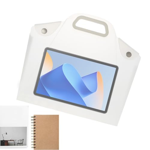 Transparente Mappe – transparente Projektmappen, wasserdichte Schutztasche, Organisation, tragbar, wiederverwendbar, Büchertasche, Tragetasche für Umschläge, Lebenslauf, Rezept, Schule, Büro von Generisch