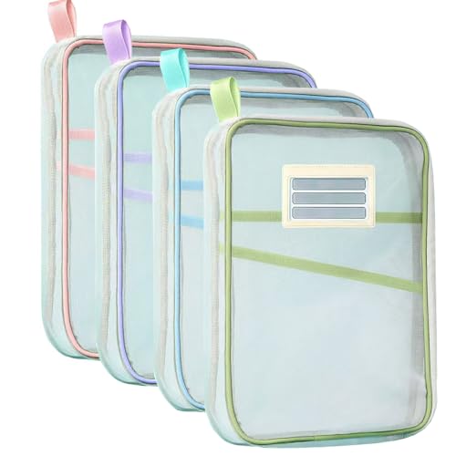 Transparente Nylon-Dokumententasche – Reißverschluss mit verstellbarem Riemen, leichte A6-Organizer-Tasche für Bücher, Büro und Schulbedarf Transparente Nylon-Dokumententasche – Reißverschluss mit verstellbarem Riemen, leichte A6-Organizer-Tasche für Bücher, Büro und Schulbedarf von Generisch