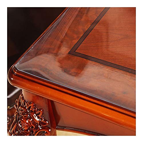 Transparente PVC-Schreibtischabdeckung, 3 mm dick, ölbeständig, kratzfest, Büro-Schreibtischschutz, 70 x 130 cm, leicht zu reinigen, langlebige Tischunterlage Transparente PVC-Schreibtischabdeckung, 3 mm dick, ölbeständig, kratzfest, Büro-Schreibtischschutz, 70 x 130 cm, leicht zu reinigen, langlebige Tischunterlage von Generisch