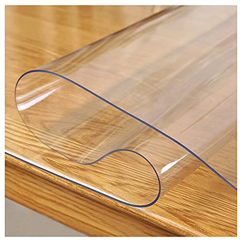 Transparente PVC-Tischabdeckung, 2 mm dick, Anti-Heißmatte für Schreibtisch, Sofa, Esstisch Transparente PVC-Tischabdeckung, 2 mm dick, Anti-Heißmatte für Schreibtisch, Sofa, Esstisch von Generisch