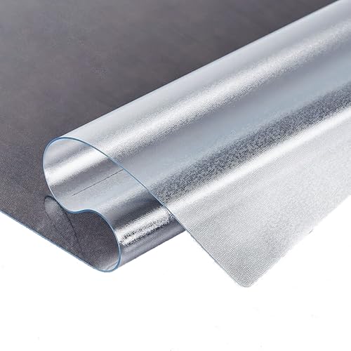 Transparente PVC-Tischdecke, 1,5 mm, für den Außenbereich, wasserdicht und ölbeständig, glänzende Oberfläche, für Esszimmer und Terrasse, leicht zu reinigender Kaminschutz Transparente PVC-Tischdecke, 1,5 mm, für den Außenbereich, wasserdicht und ölbeständig, glänzende Oberfläche, für Esszimmer und Terrasse, leicht zu reinigender Kaminschutz von Generisch