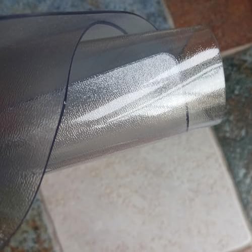 Transparente PVC-Tischdecke, 1,5 mm/2 mm, wasserdicht, kratzfest, fettdicht, waschbar, Tischschutzfolie für Esszimmer Transparente PVC-Tischdecke, 1,5 mm/2 mm, wasserdicht, kratzfest, fettdicht, waschbar, Tischschutzfolie für Esszimmer von Generisch