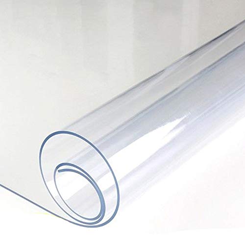 Transparente PVC-Tischdecke – robuster Vinyl-Tischschutz, 1,5 mm dick, 140 x 140 cm, ideal für Büroschreibtisch, Teppichschutz und leicht zu reinigen Transparente PVC-Tischdecke – robuster Vinyl-Tischschutz, 1,5 mm dick, 140 x 140 cm, ideal für Büroschreibtisch, Teppichschutz und leicht zu reinigen von Generisch