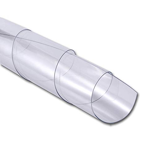 Transparente PVC-Tischdecke – weiche Gummi-Couchtischmatte, Schutzfolie für Glasplatten, verhindert Staub und Flecken, verschiedene Größen (1,5 mm, 60 x 60 cm) von Generisch