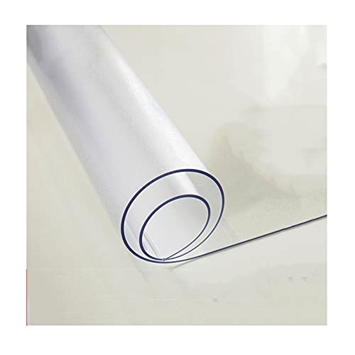 Transparente PVC-Tischmatte, wasser- und öldicht, verbrühungsschutz, für Kaffee- und Esstischschutz Transparente PVC-Tischmatte, wasser- und öldicht, verbrühungsschutz, für Kaffee- und Esstischschutz von Generisch